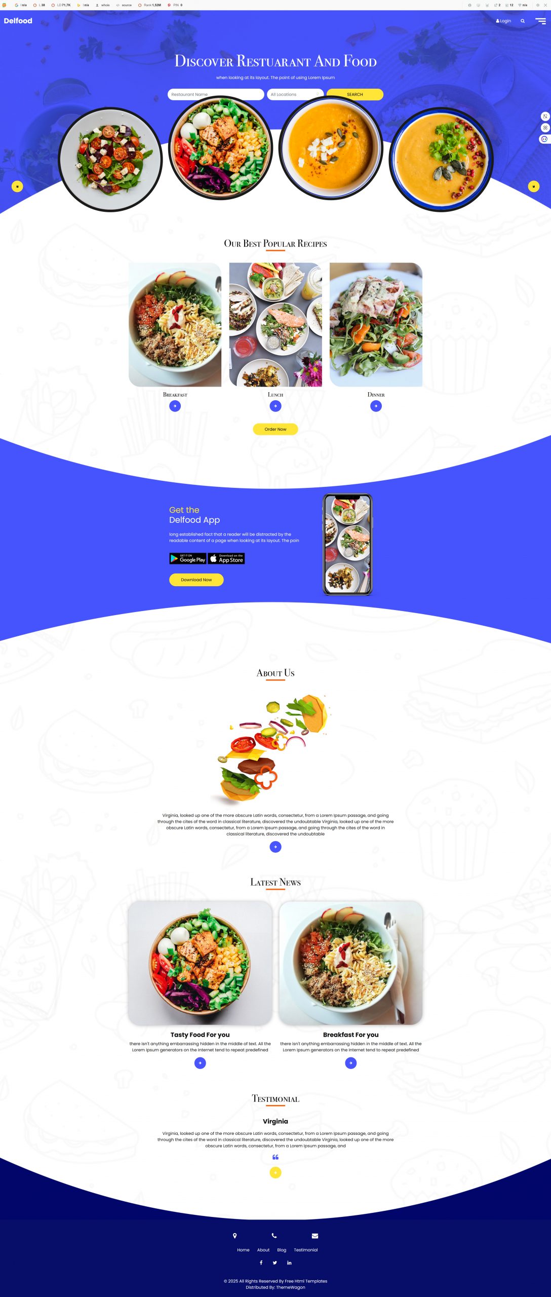 Website ẩm thực 1