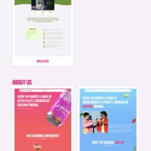 Thiết kế website đồ uống