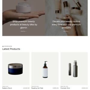 Thiết kế website bán mỹ phẩm